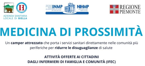 Il Camper della medicina di prossimità arriva a Benna