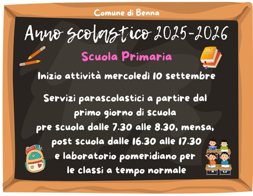 Servizi scolastici A.S. 2025/2026