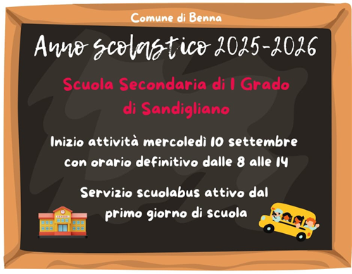 Servizi scolastici A.S. 2025/2026