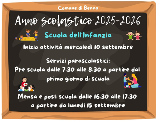 Servizi scolastici A.S. 2025/2026