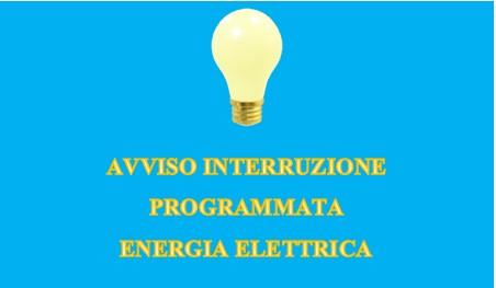 Avviso interruzione programmata energia elettrica per Martedì 17 Settembre 2024
